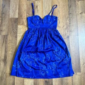 Rebecca Taylor Floral Embroidered Dress